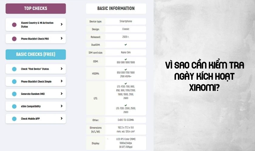 Vì sao cần kiểm tra ngày kích hoạt Xiaomi?