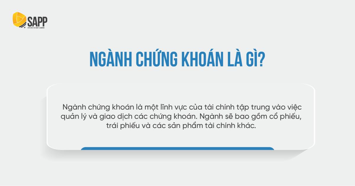 chuyên ngành chứng khoán