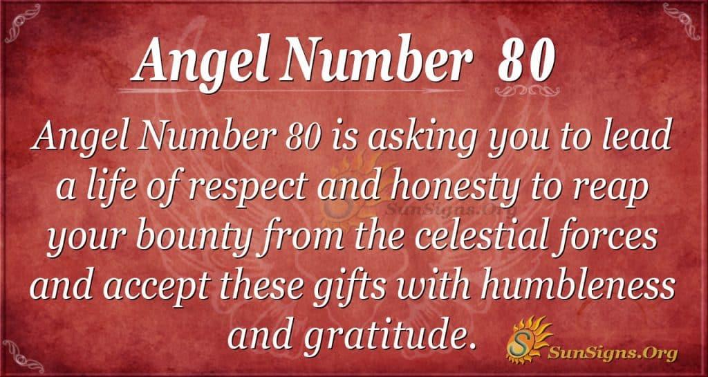 Angel Number 80 Meaning – Sign Of Unending Abundance