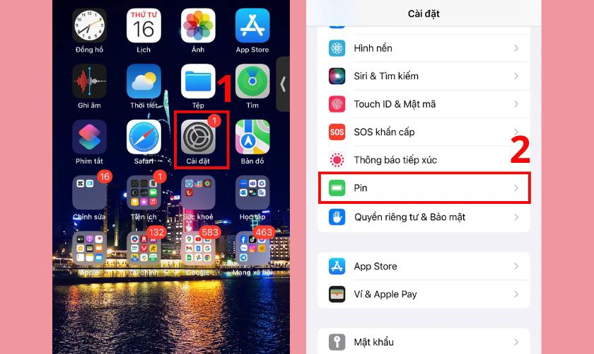 Cách bật chế độ tiết kiệm pin trên iPhone đơn giản