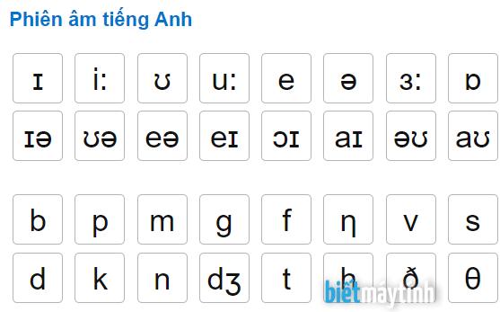 Cách viết phiên âm tiếng Anh IPA trên Word