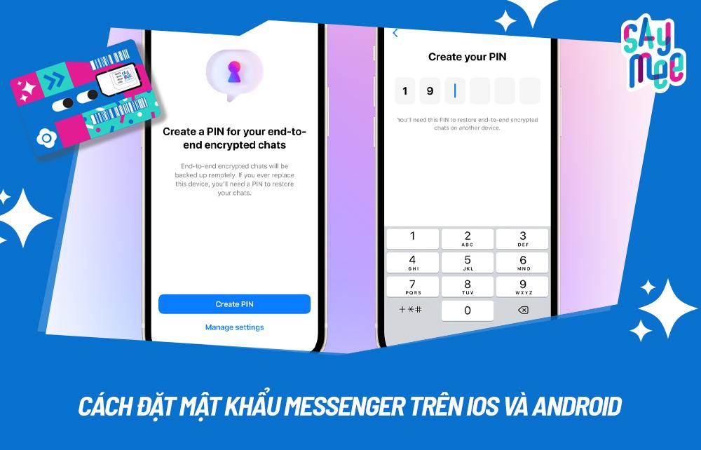 Cách đặt mật khẩu Messenger trên điện thoại iPhone và Android