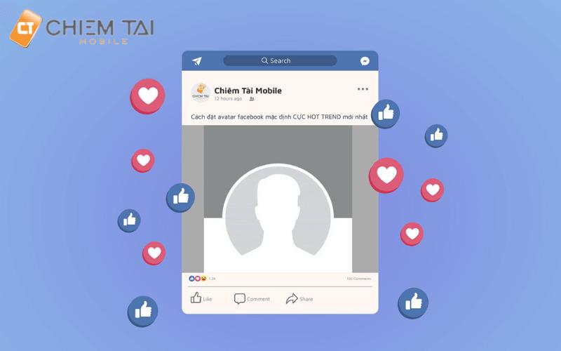 Cách đặt avatar facebook mặc định CỰC HOT TREND mới nhất