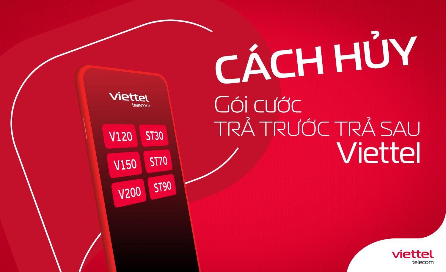 Hướng dẫn cách hủy gói cước data Viettel đơn giản