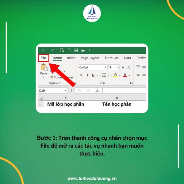 Cách in văn bản trong Excel qua 7 bước cực đơn giản