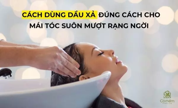 cách dùng dầu xả