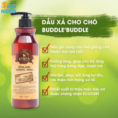 Dầu gội và xả cho chó 500ml (chai) – Budle’Budle