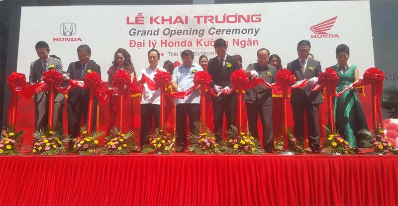 Công ty Kường Ngân khai trương Head Honda ôtô và Head Honda xe máy tại Thái Bình