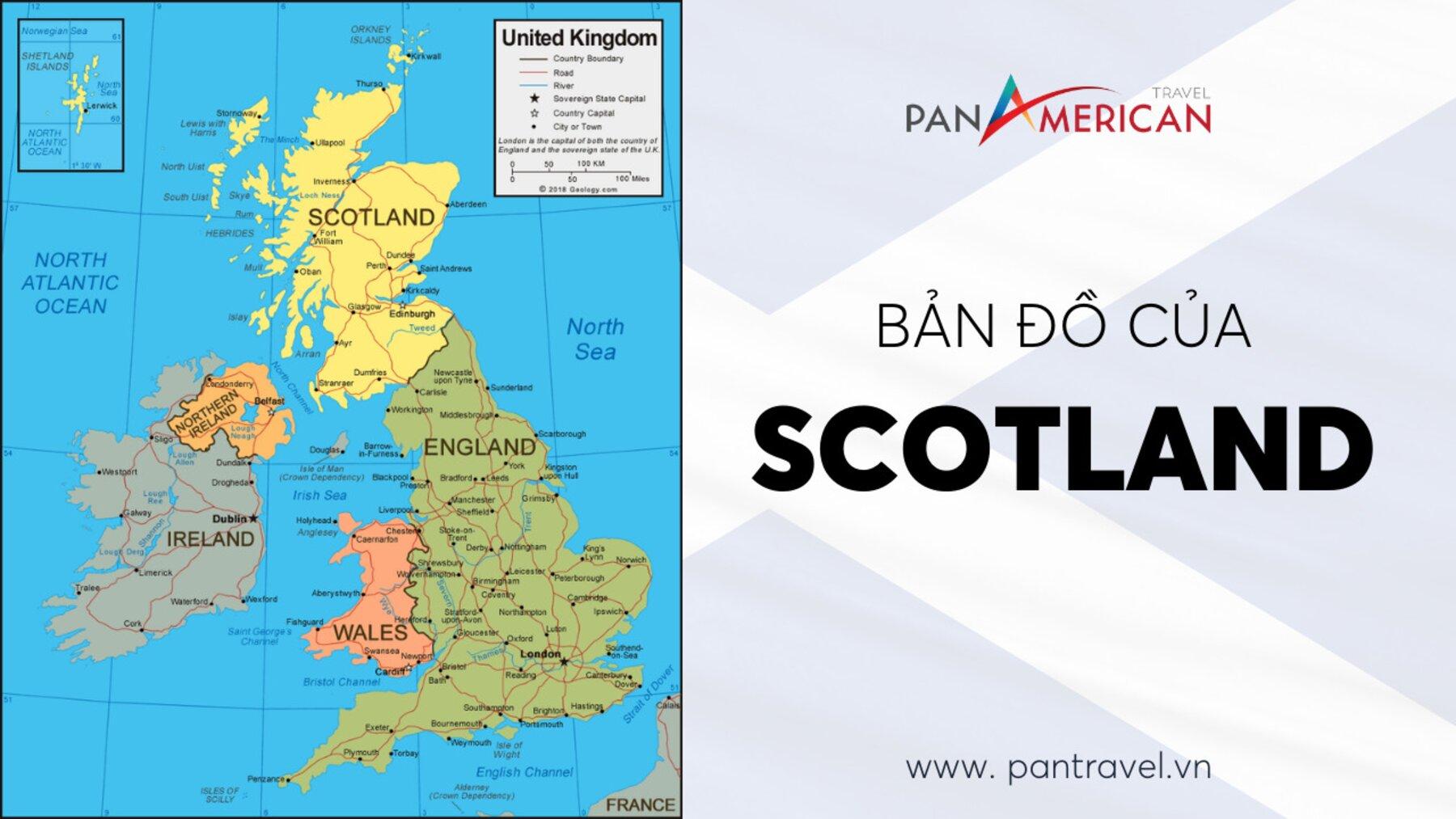 Scotland thuộc liên hiệp Vương quốc Anh và bắc Ireland