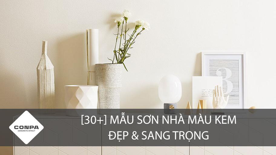 [30+] Mẫu sơn nhà màu kem đẹp & sang trọng