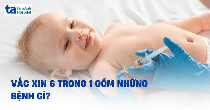 Vắc xin 6 trong 1 gồm những bệnh gì có thể phòng ngừa?