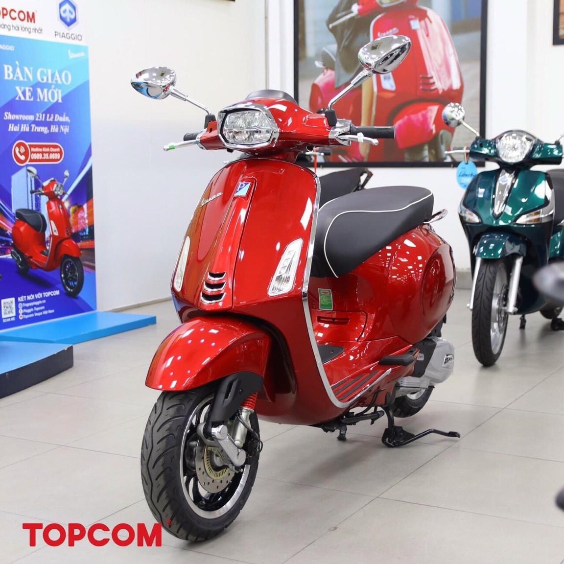 Khám phá sắc đỏ cá tính của Vespa Sprint ROSSO AFFASCINANTE – Xe Vespa - Piaggio