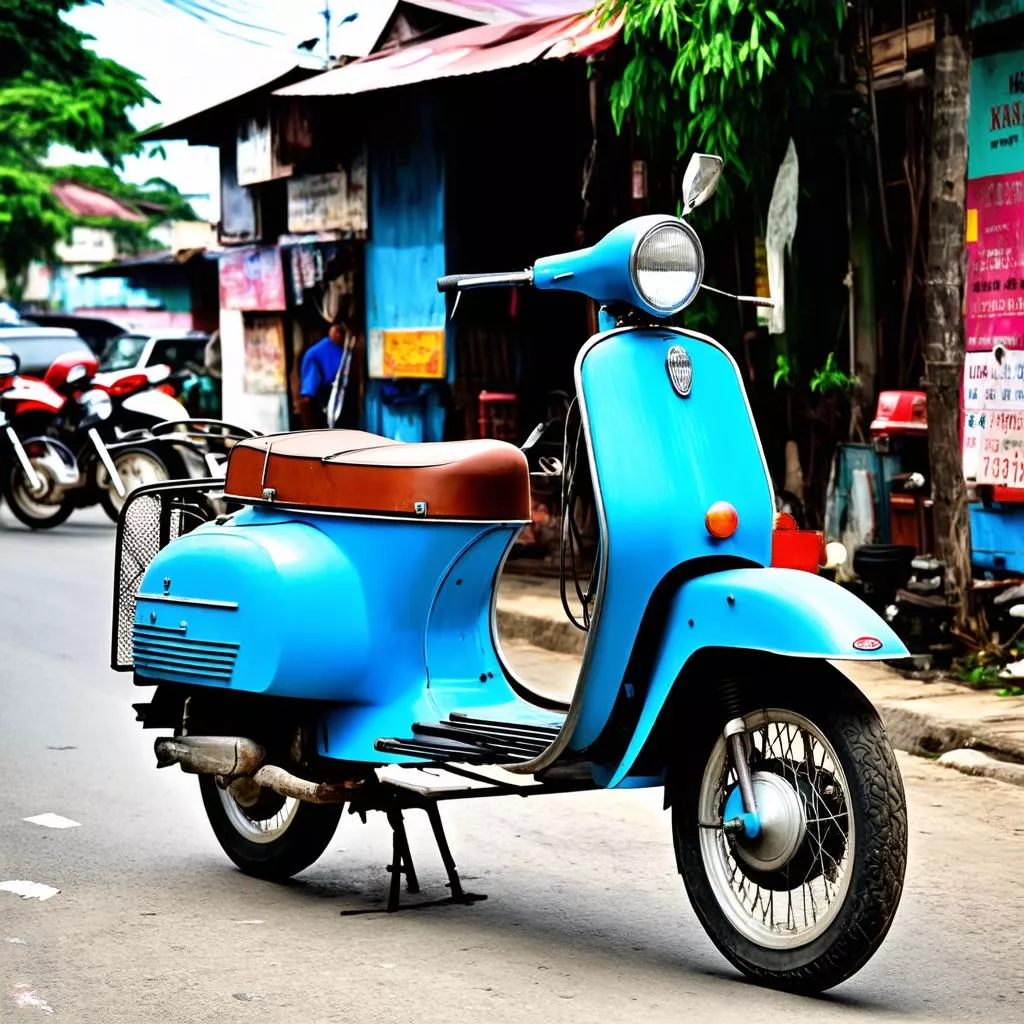 Lượn Phố Cổ Với “Bạn Đồng Hành” Mobylette Cũ Giá Rẻ: Sự Lựa Chọn Hoài Cổ Và Tiết Kiệm