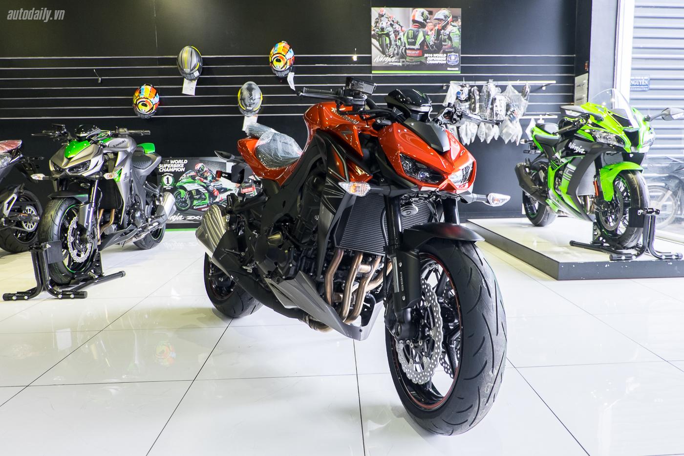 Kawasaki Z1000 2017 "chào" thị trường Việt, giá từ 399 triệu đồng