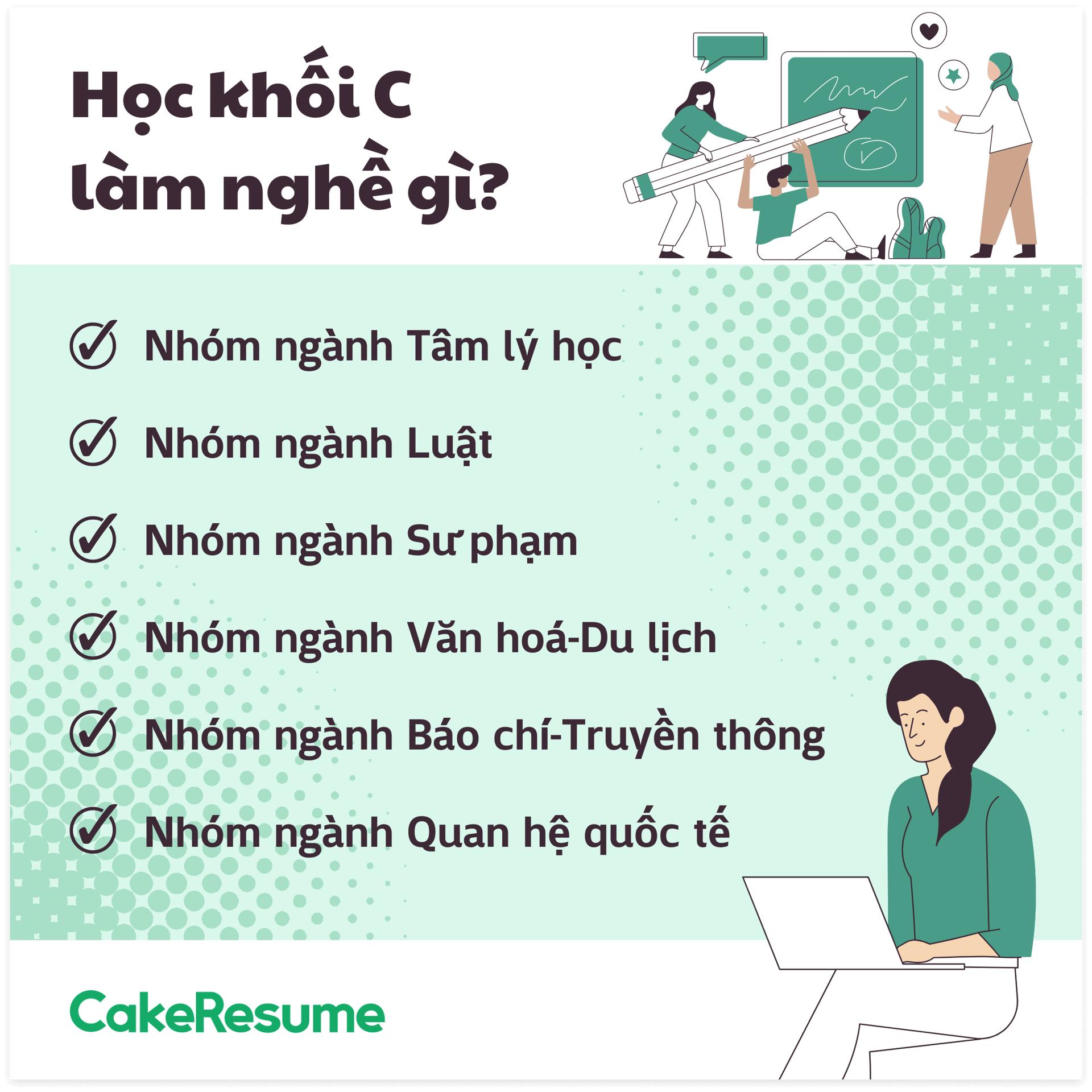 Học khối C làm nghề gì? Bật mí top ngành khối C dễ kiếm việc nhất