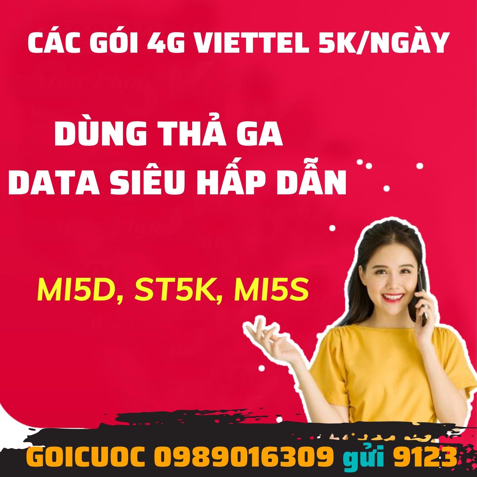 Cách đăng ký mạng Viettel 5k 1 ngày - có ngay data cực khủng