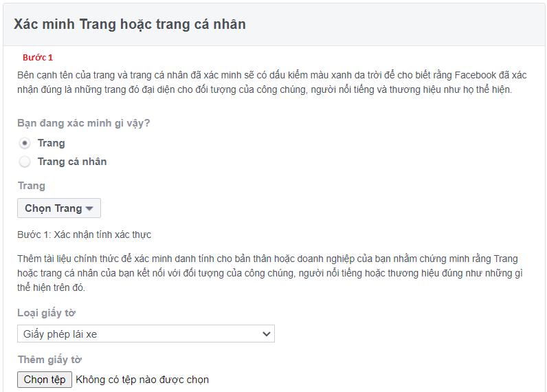 Hướng dẫn cách đăng ký tạo tích xanh Facebook đơn giản dễ hiểu