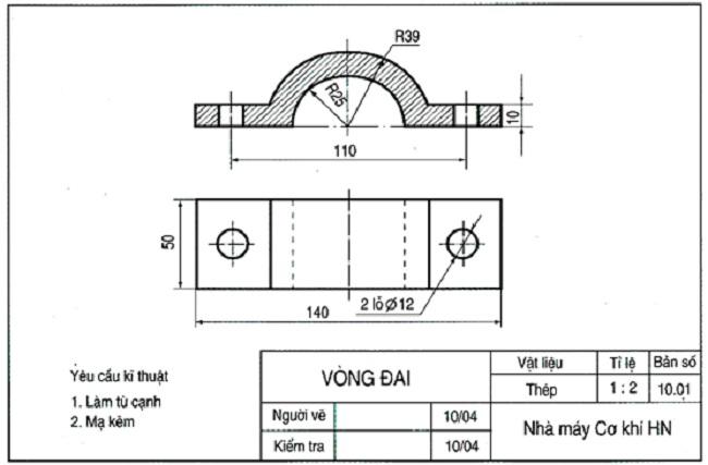 Cách ghi kích thước trong bản vẽ kỹ thuật mà kỹ sư nào cùng cần biết