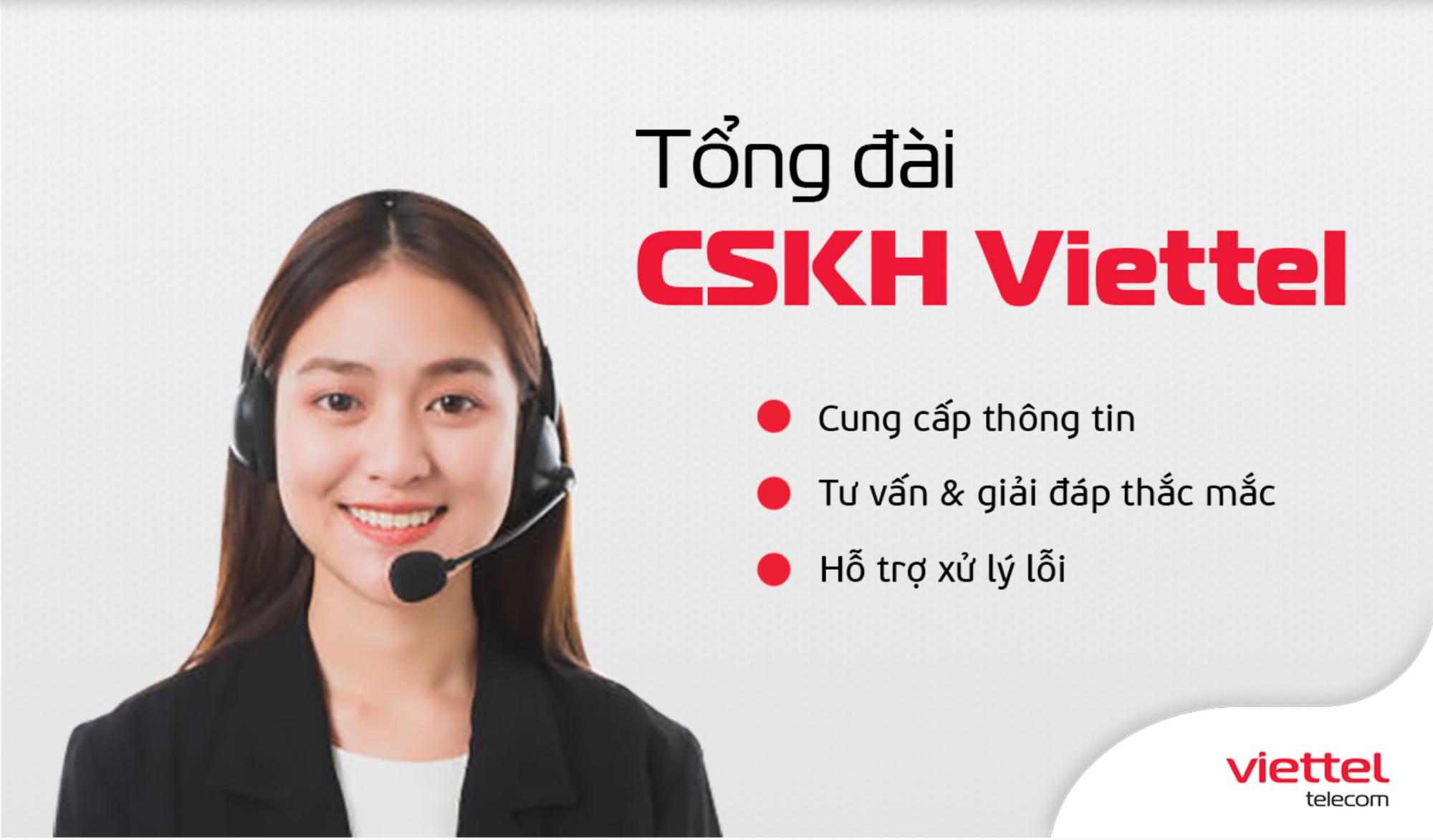 Tổng đài Viettel TpHCM và toàn quốc, CSKH Viettel 24/7