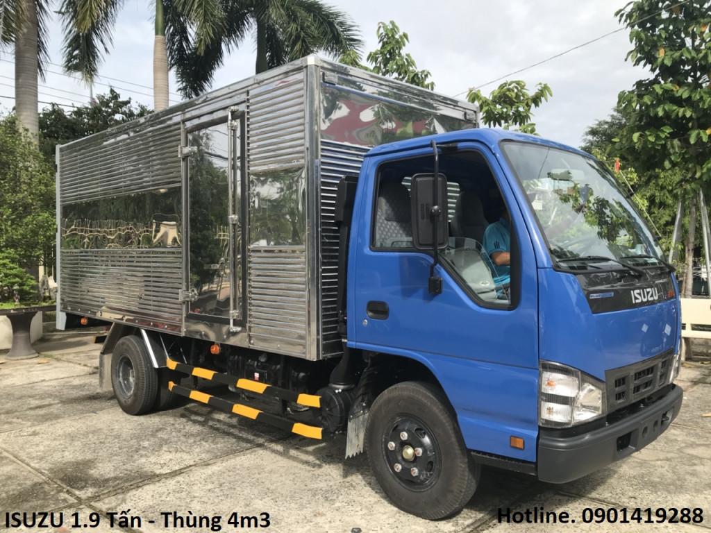 Giá Xe Tải ISUZU 1.9 Tấn Thùng Kín 1T9