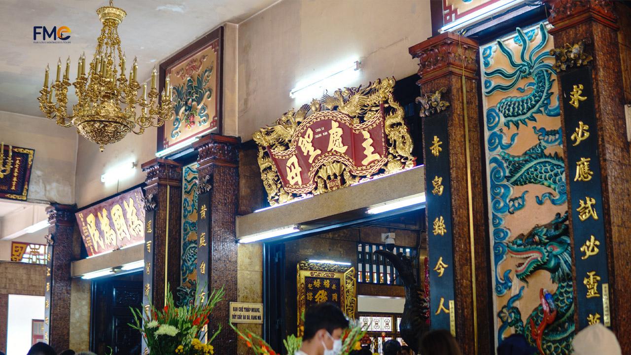 Architecture inside the temple