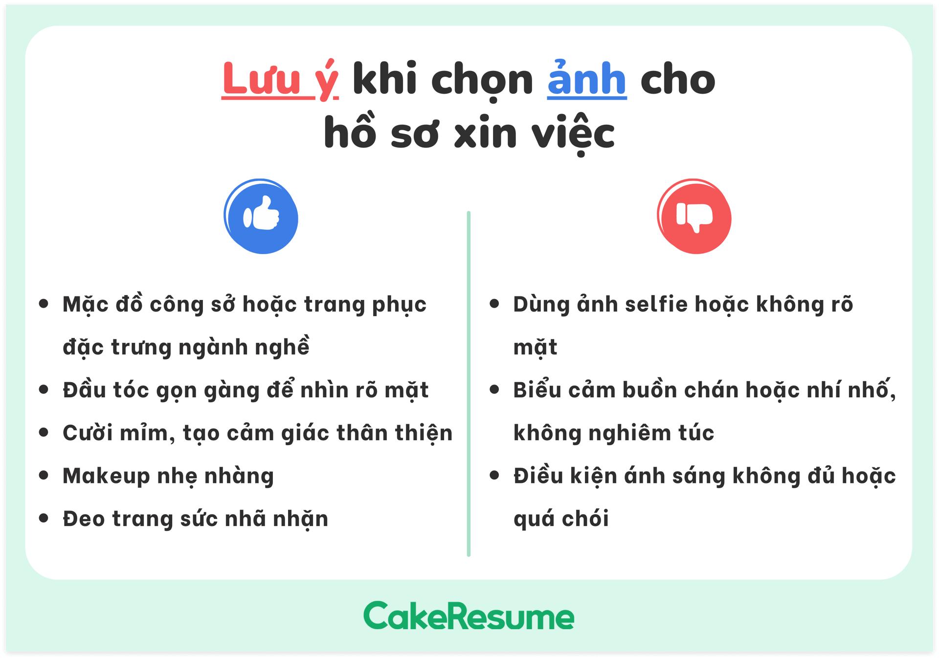 Ảnh hồ sơ xin việc: Hỏi nhanh đáp gọn những thắc mắc thường gặp