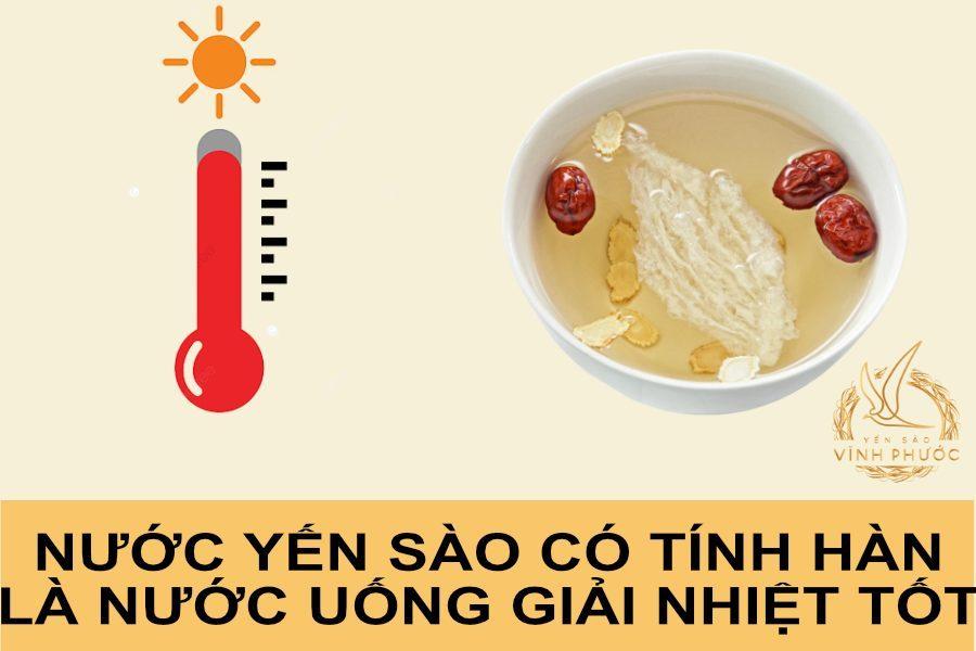 CÁCH NẤU NƯỚC YẾN SÀO GIẢI NHIỆT