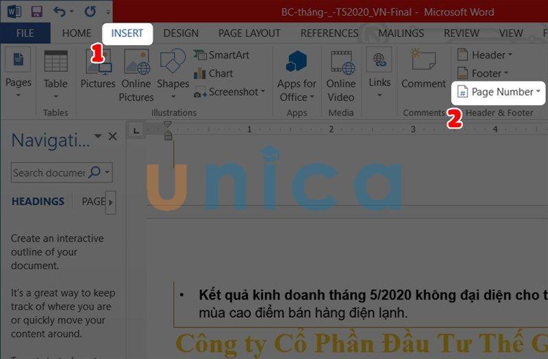 3 Cách đánh số trang trong Word 2010 chi tiết nhất