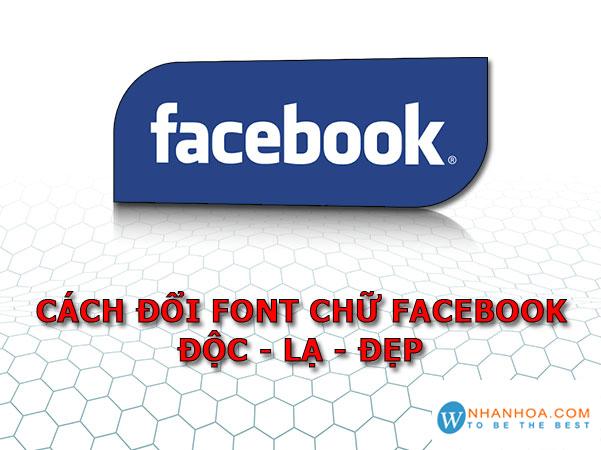 In đậm chữ Facebook