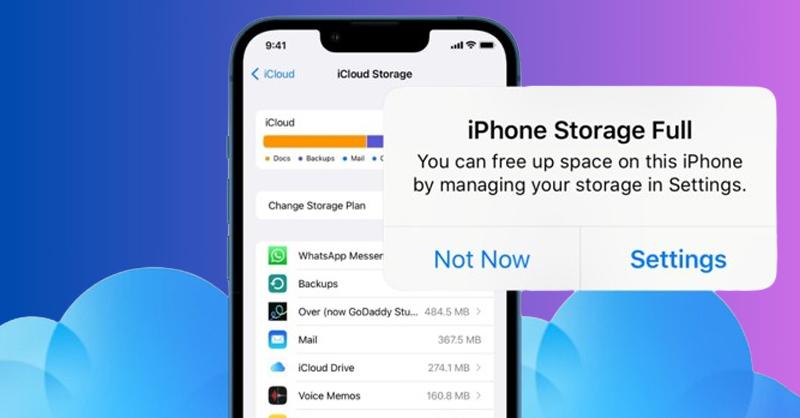 Dung lượng iCloud báo đầy là do đâu? Bật mí giải pháp xử lý hiệu quả