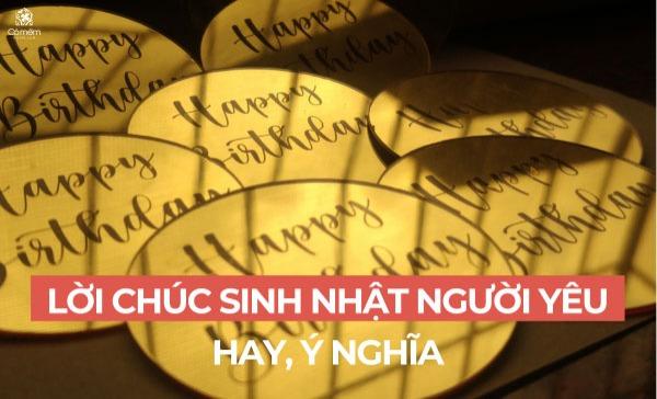 20+ Lời Chúc Sinh Nhật Người Yêu Các Chàng Trai Không Nên Bỏ Qua