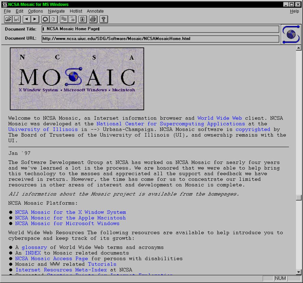 NCSA Mosaic™ - NCSA