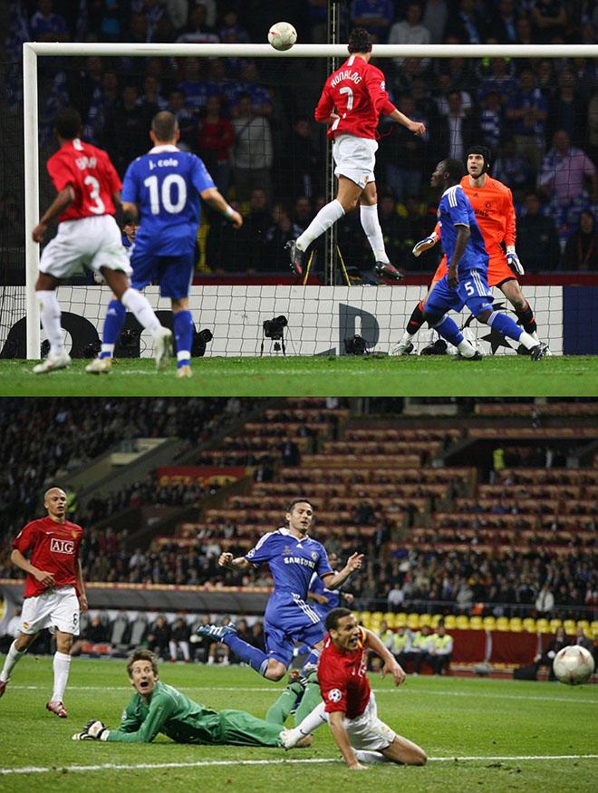 2 khoảnh khắc Ronaldo và Lampard ghi bàn trong trận chung kết Champions League 2007/08