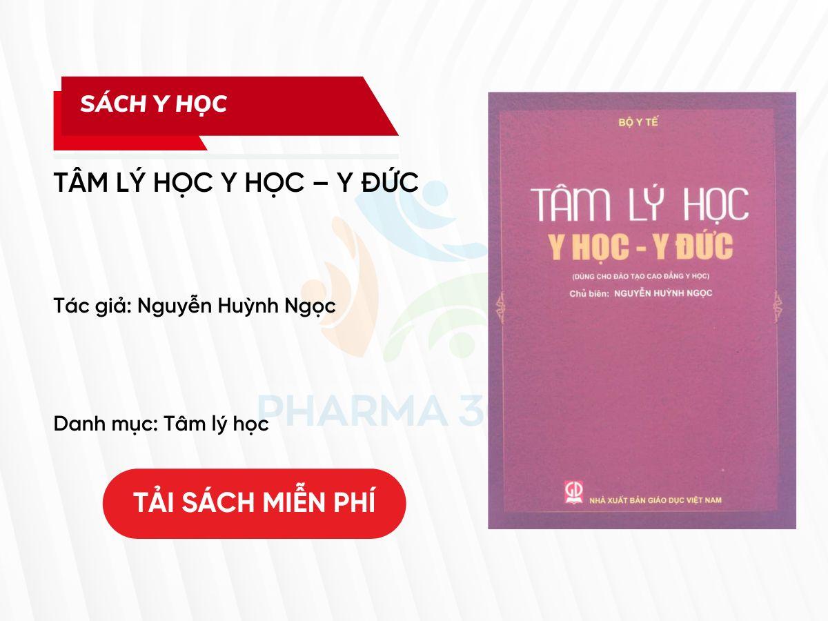 PDF Tâm Lý Học Y Học – Y Đức - Nguyễn Huỳnh Ngọc